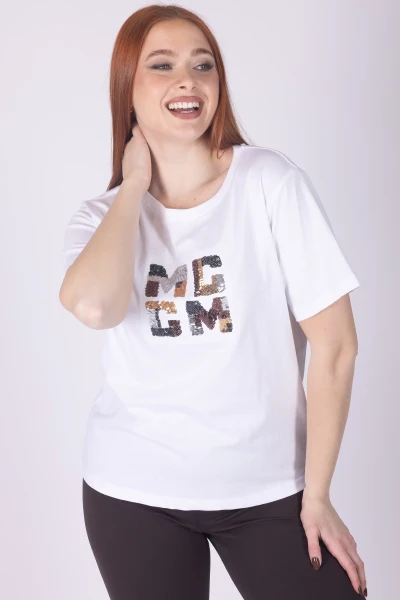 T-SHIRT MICROPAILLETTES...