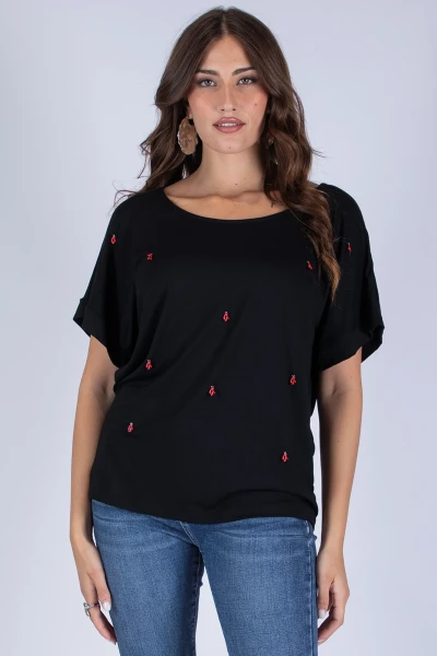 T-SHIRT CON CORALLI...