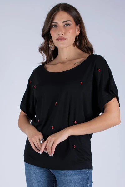 T-SHIRT CON CORALLI...