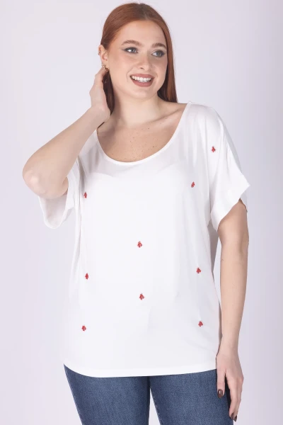 T-SHIRT CON CORALLI...