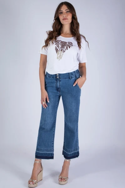 JEANS ZAMPETTA SFRANGIATO...