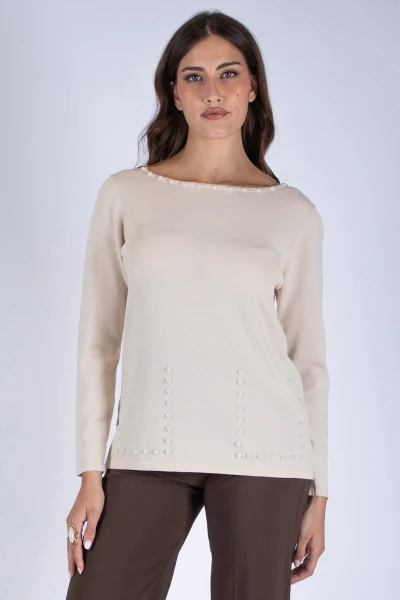 MAGLIA PERLE MARA CAROL 57011