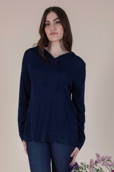 MAGLIA CON CAPPUCCIO MARA...