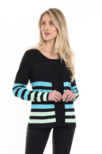 FINTO TWINSET RIGATO MARA...