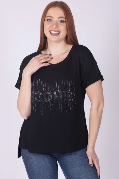 T-SHIRT SCRITTA ICONIC...