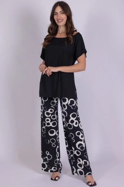PANTALONE GAMBA LARGA...