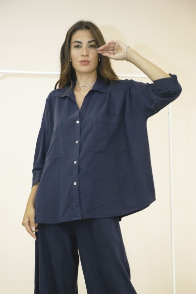 CAMICIA LINO VISCOSA MARA...