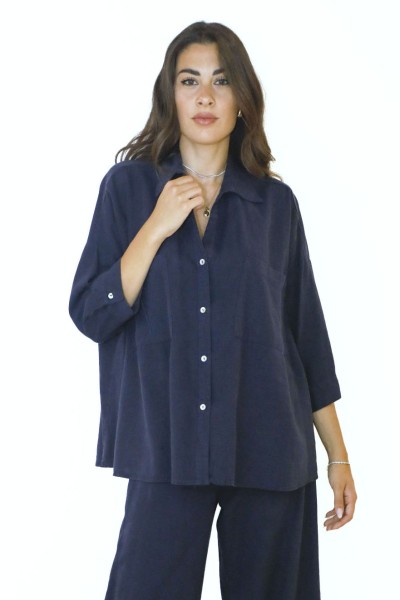 CAMICIA LINO VISCOSA MARA...