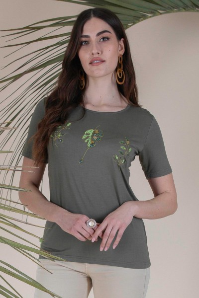 T-SHIRT RICAMATA MARA CAROL...