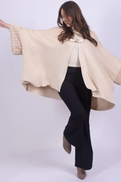 PONCHO ECOPELLICCIA MARA...