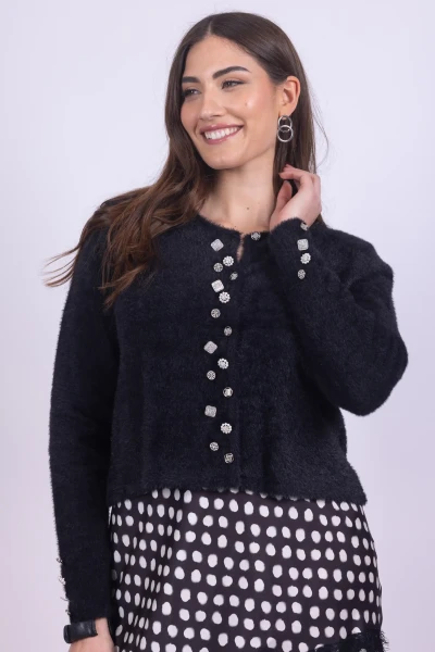CARDIGAN CROPPED PELO MARA...
