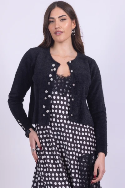 CARDIGAN CROPPED PELO MARA...