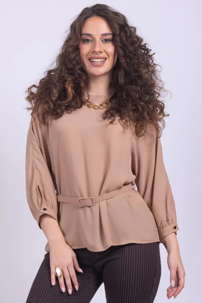 CASACCA GEORGETTE CON CINTA...