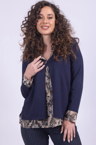 FINTO TWIN SET CAMICIA MARA...