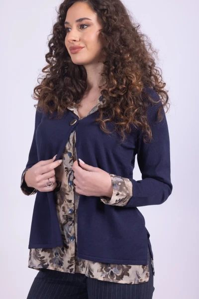 FINTO TWIN SET CAMICIA MARA...