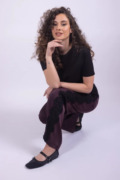 PANTALONE PALAZZO CON...