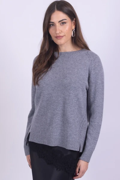 MAGLIA TRECCE PURA LANA...