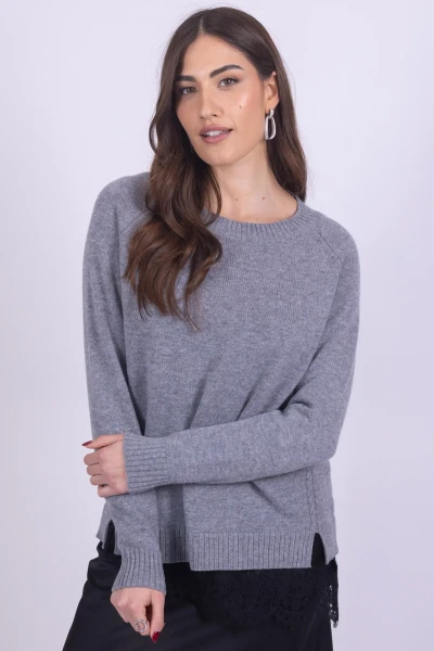 MAGLIA TRECCE PURA LANA...