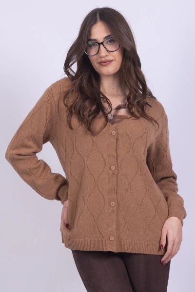 CARDIGAN IN PURA LANA...