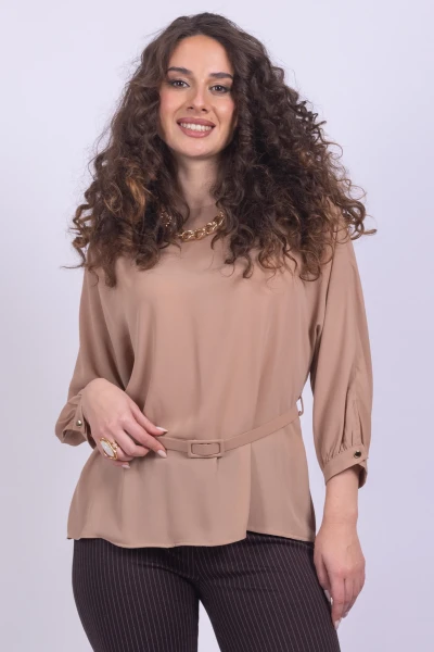 CASACCA GEORGETTE CON CINTA...