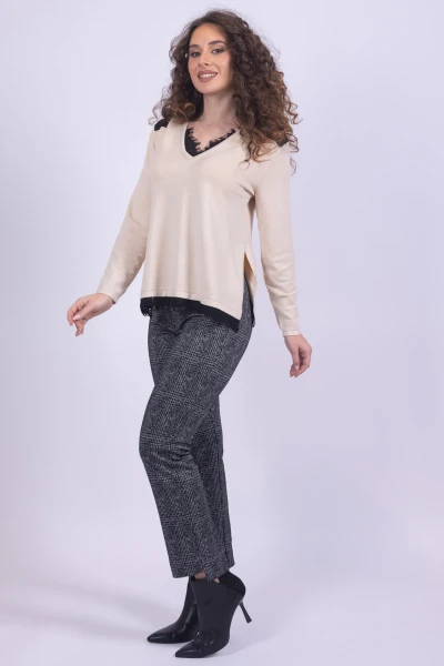 MAGLIA PIZZO SCOLLO A V...
