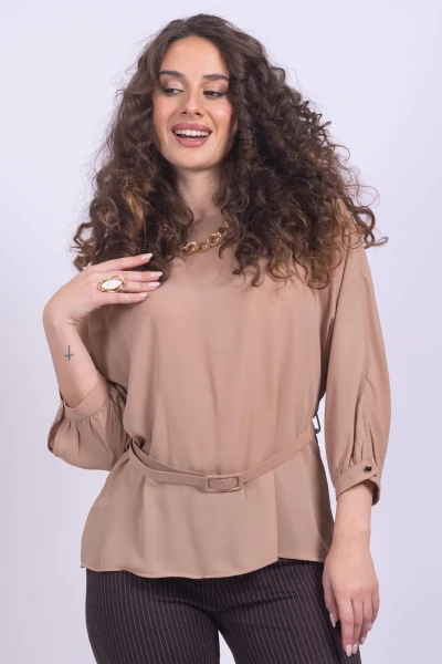 CASACCA GEORGETTE CON CINTA...