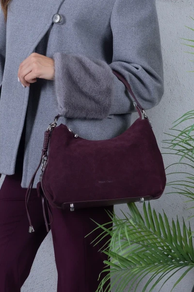 BORSA CAMOSCIO E PELLE CON...