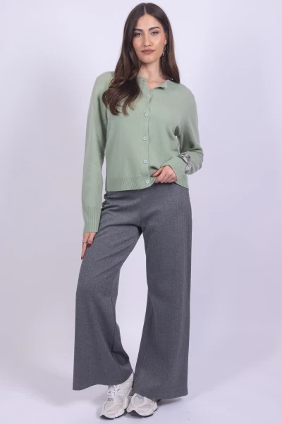 PANTALONE PALAZZO IN TWEED...