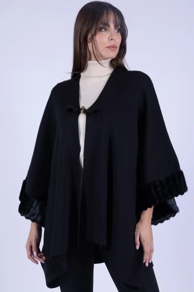 PONCHO ECOPELLICCIA MARA...