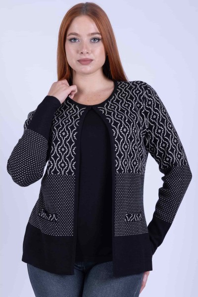 FINTO TWIN SET JACQUARD...