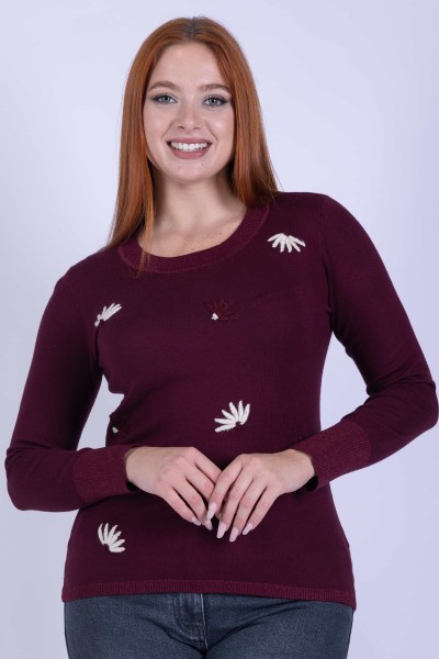 MAGLIA RICAMO LUREX MARA...