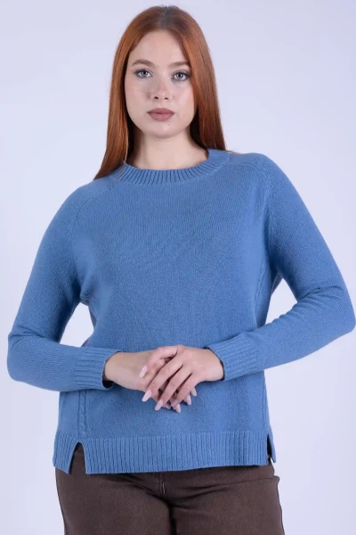 MAGLIA TRECCE PURA LANA...