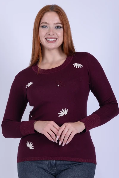 MAGLIA RICAMO LUREX MARA...