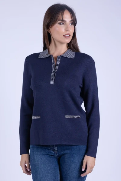 POLO STRASS JACQUARD MARA...