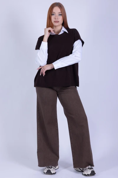 GILET IN PURA LANA MARA...