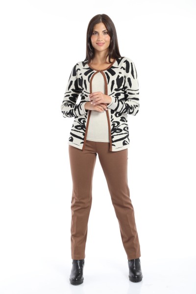 TWIN SET JAQUARD ANIMALIER...