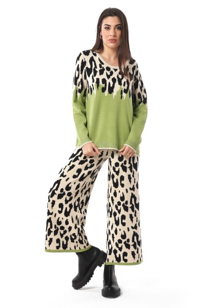 PANTALONE PALAZZO JAQUARD...