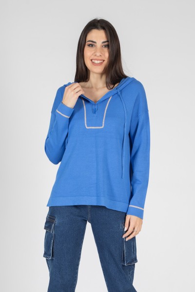MAGLIA CON CAPPUCCIO MARA...