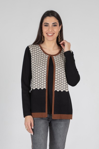 FINTO TWIN SET JACQUARD...