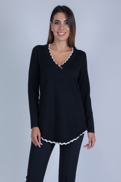 MAGLIA ZIG ZAG MARA CAROL...