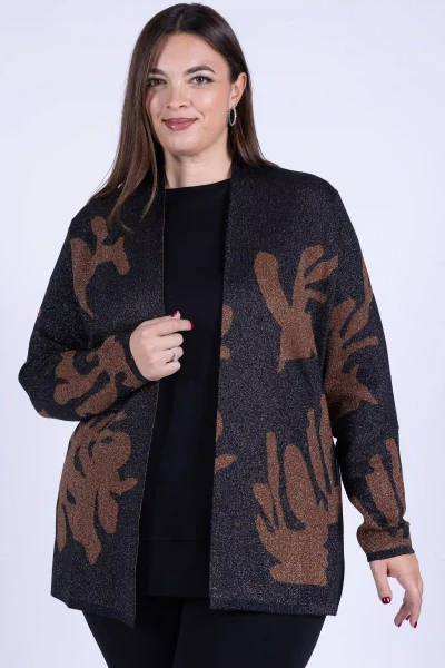 CARDIGAN CURVY LUREX MARA...