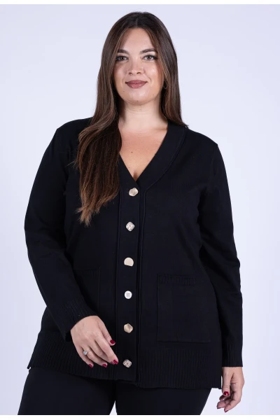 CARDIGAN CURVY IN MAGLIA...