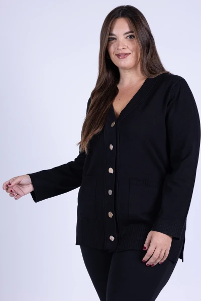 CARDIGAN CURVY IN MAGLIA...