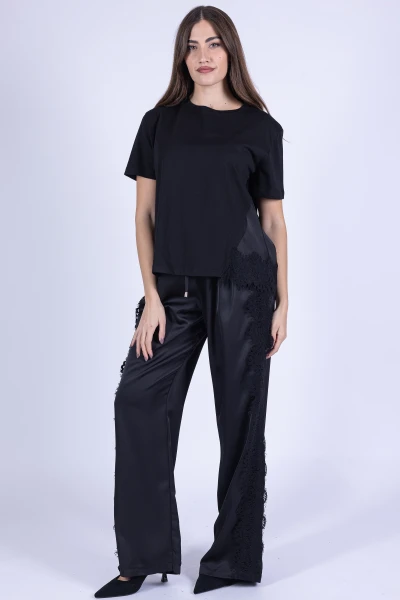 T-SHIRT PIZZO RASO MARA...