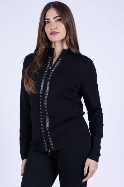 CARDIGAN ZIP STRASS MARA...
