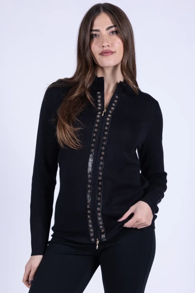 CARDIGAN ZIP STRASS MARA...