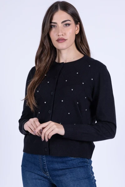 CARDIGAN CON STRASS MARA...