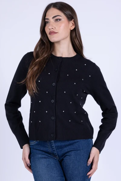 CARDIGAN CON STRASS MARA...
