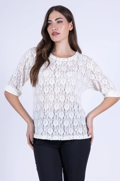 MAGLIA IN PIZZO MARA CAROL...