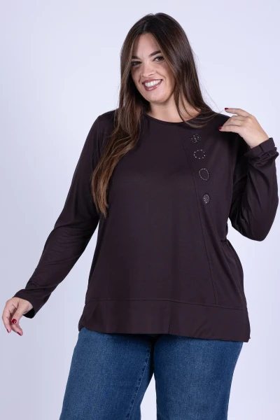 T-SHIRT CURVY BORCHIE E...
